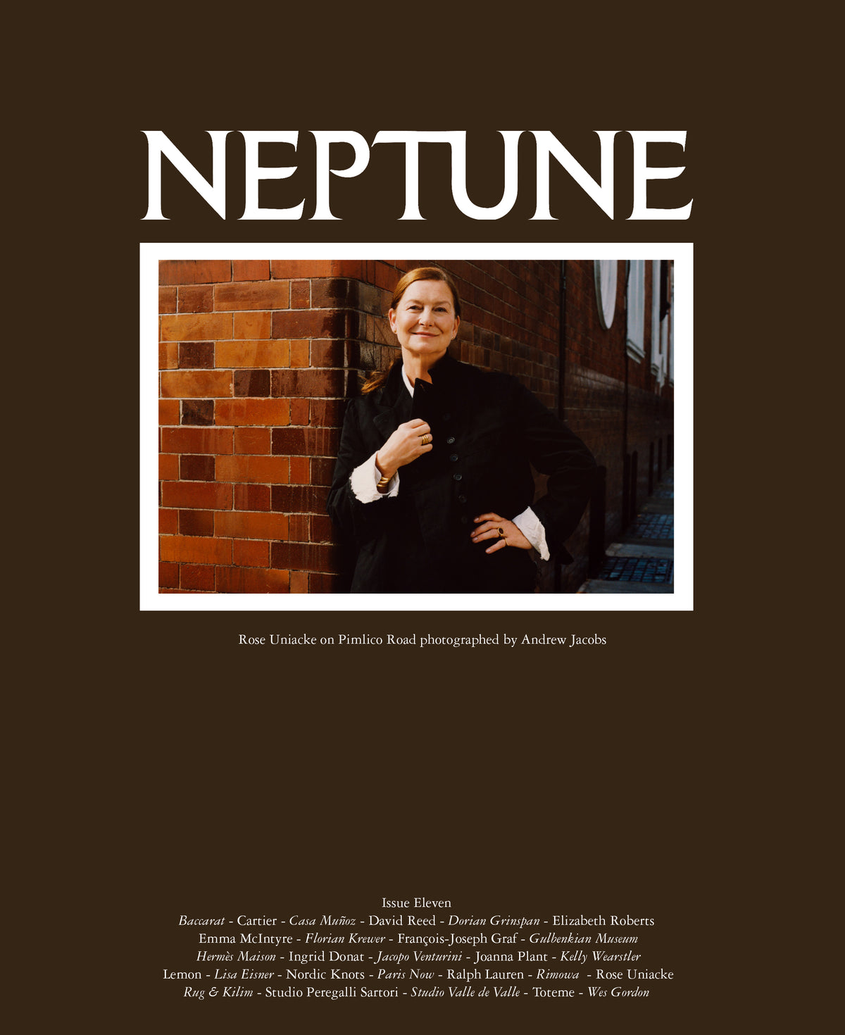 Neptune Papers Issue Eleven - Cover Five: Rose Uniacke by Andrew Jacobs