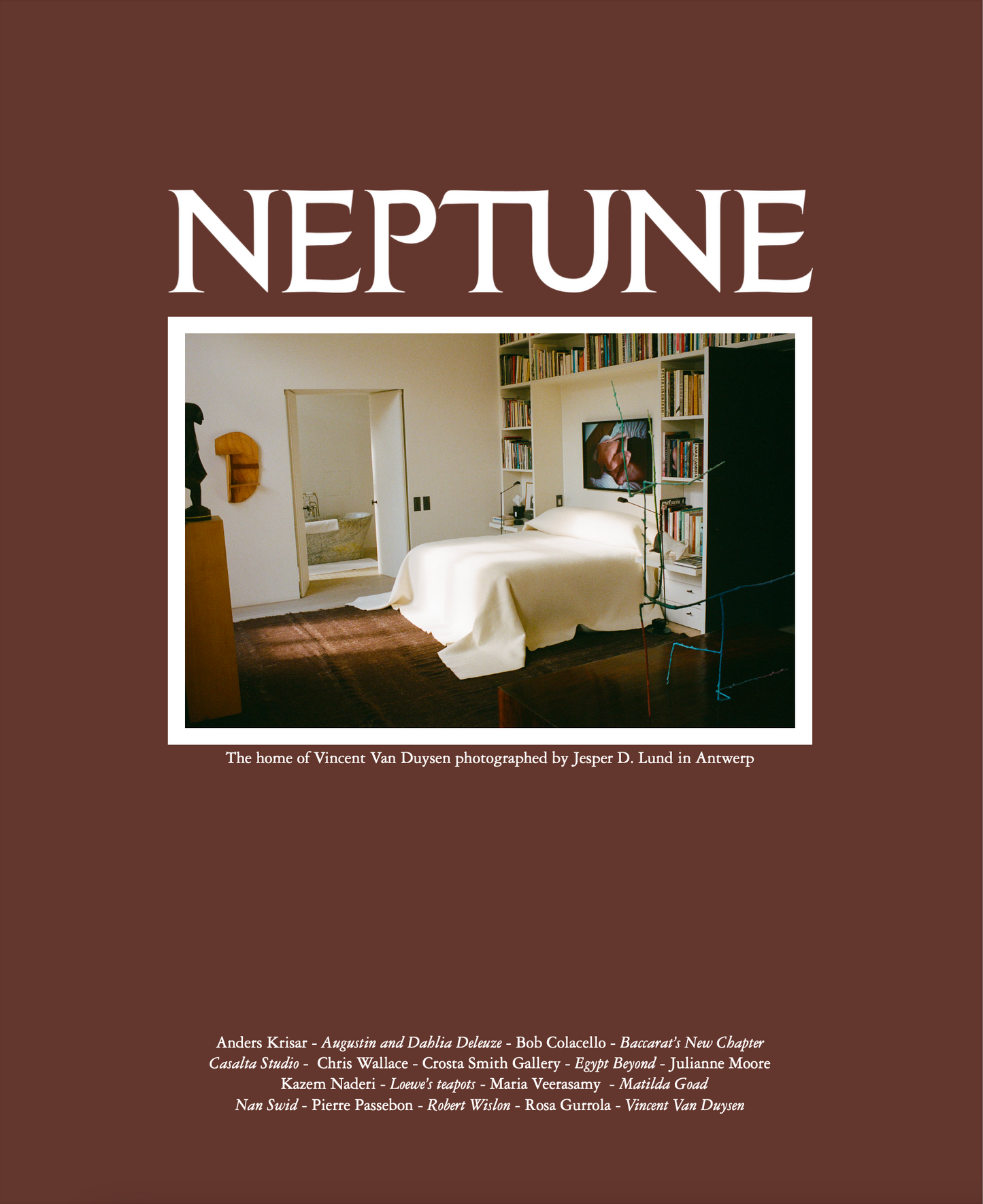 Neptune Papers Issue Eight - Cover Two: Vincent Van Duysen's home by Jesper D. Lund